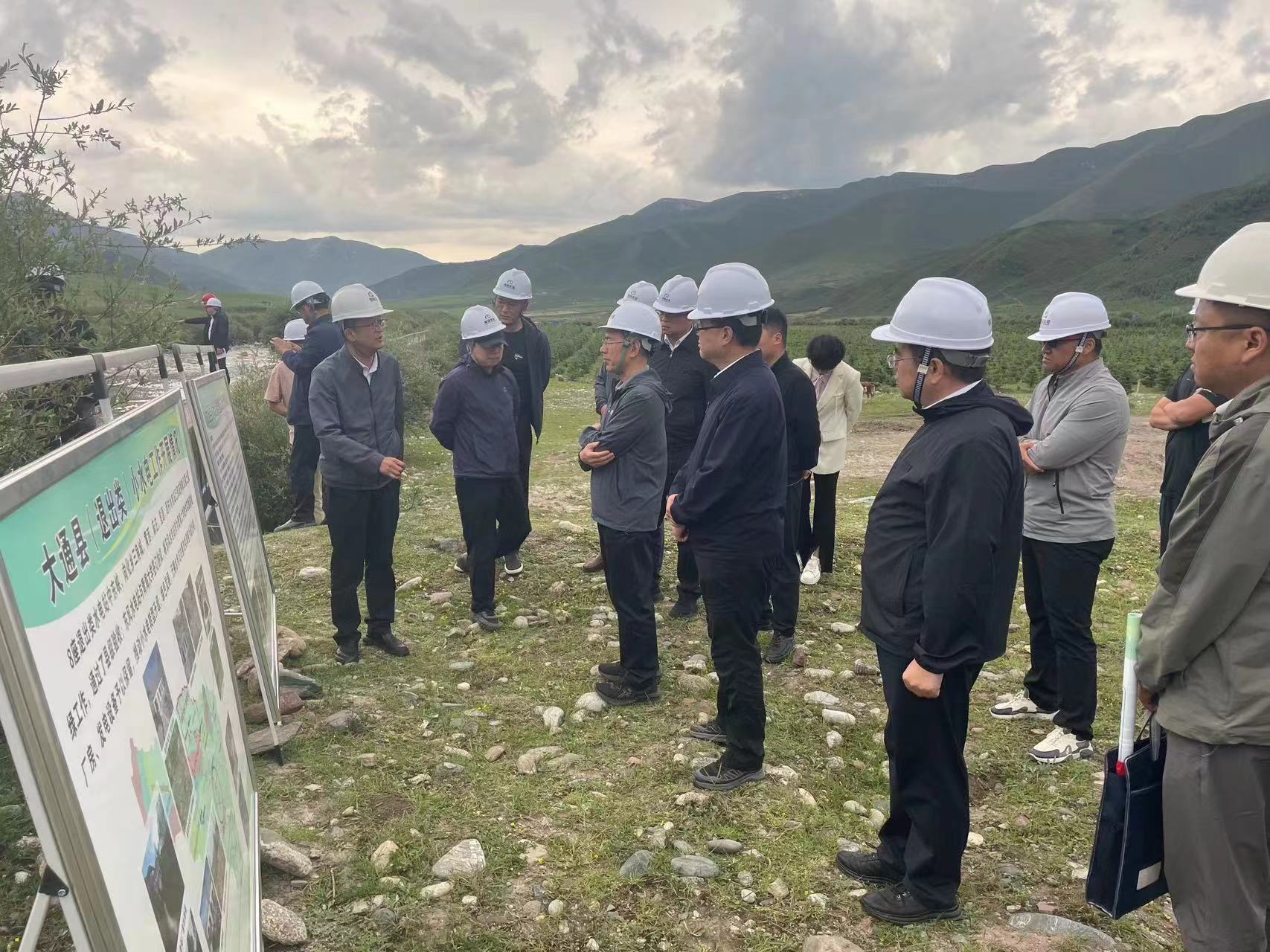 水利部農電司領導蒞臨俄博圖、納拉灘水電站調研指導工作